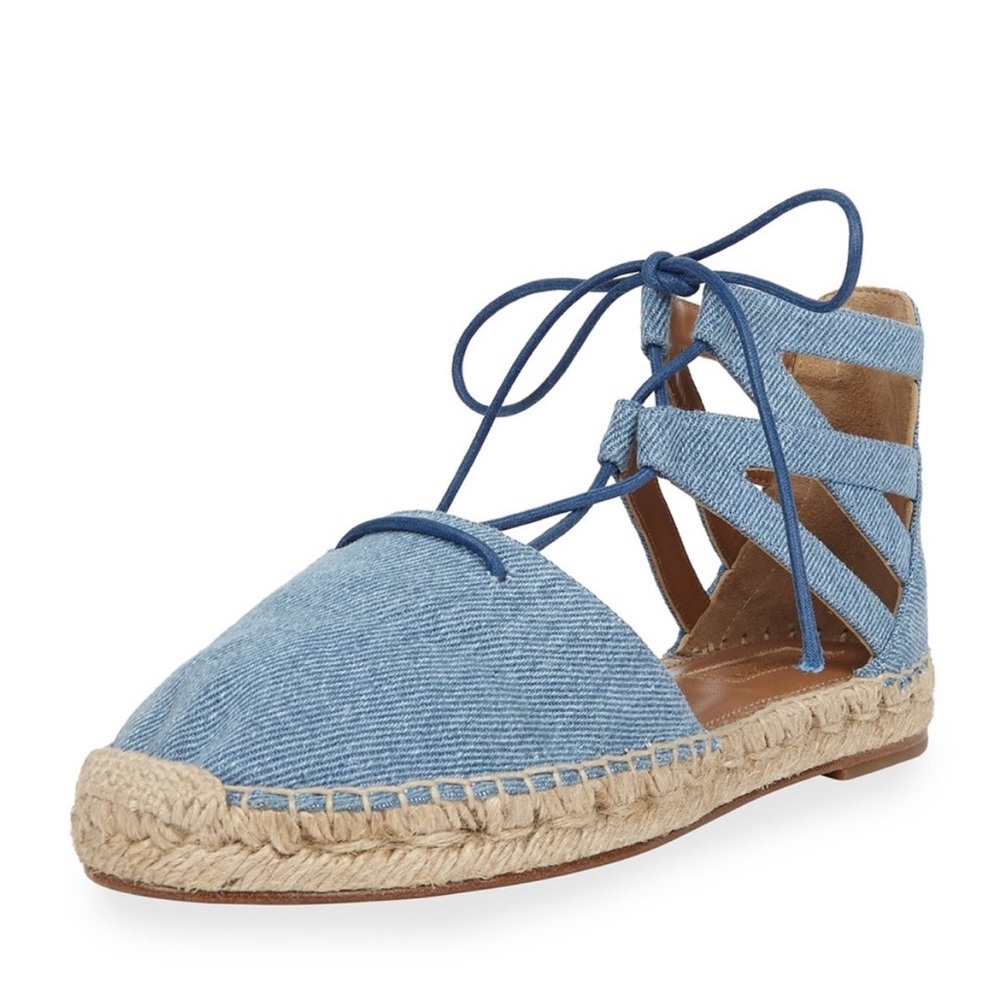 Aquazzura Belgravia Denim Espadrilles - Picture 2 of 4